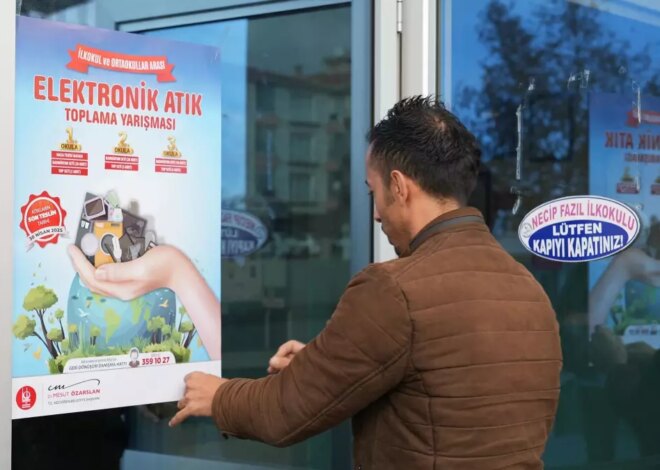 Keçiören’de Elektronik Atık Toplama Yarışması Başlatıldı